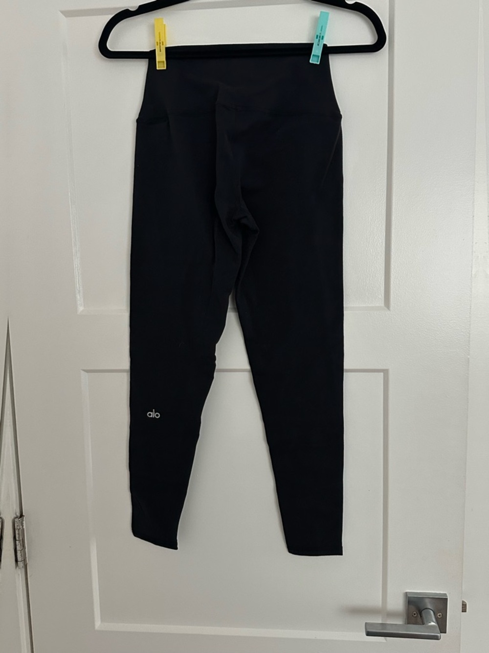 ALO Yoga Black High-Waist Leggings 7/8 - Picture 2 of 2